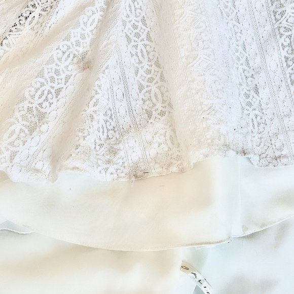 Davids bridal Galina sleeveles boho Wedding dress - Picture 6 of 7